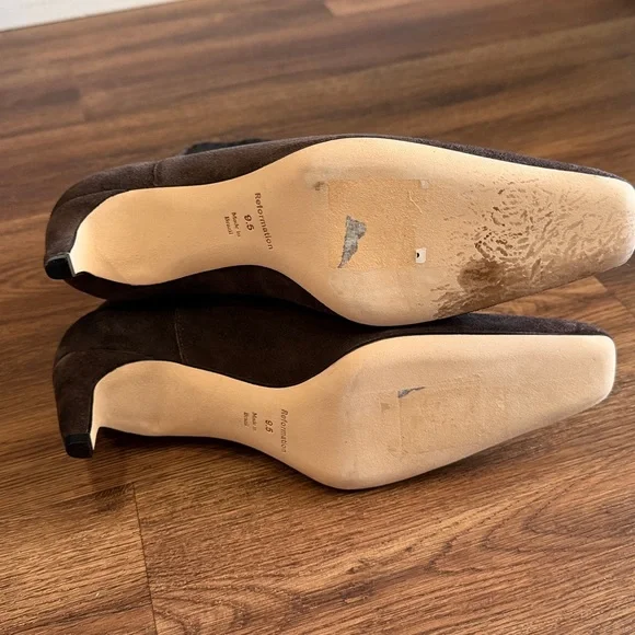New Reformation Roberta Kitten Heel Chelsea Boots
